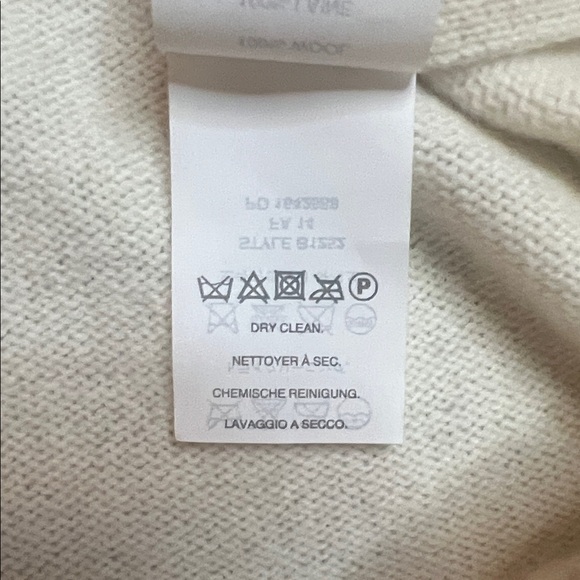 NWT J. Crew 100% Wool Women's Cream Crewneck Sweater with Gold Zipper Detail XS - Picture 10 of 11